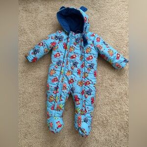 Wippette Colorful Robot Print Kids Footie